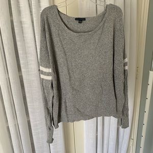 American Eagle Grey Baseball Sleeve